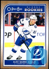 2021-22 Upper Deck OPC Glossy Rookies Gold Alex Barre-Boulet #R-15 Lightning